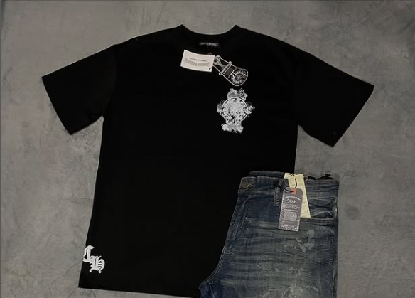 black t-shirt