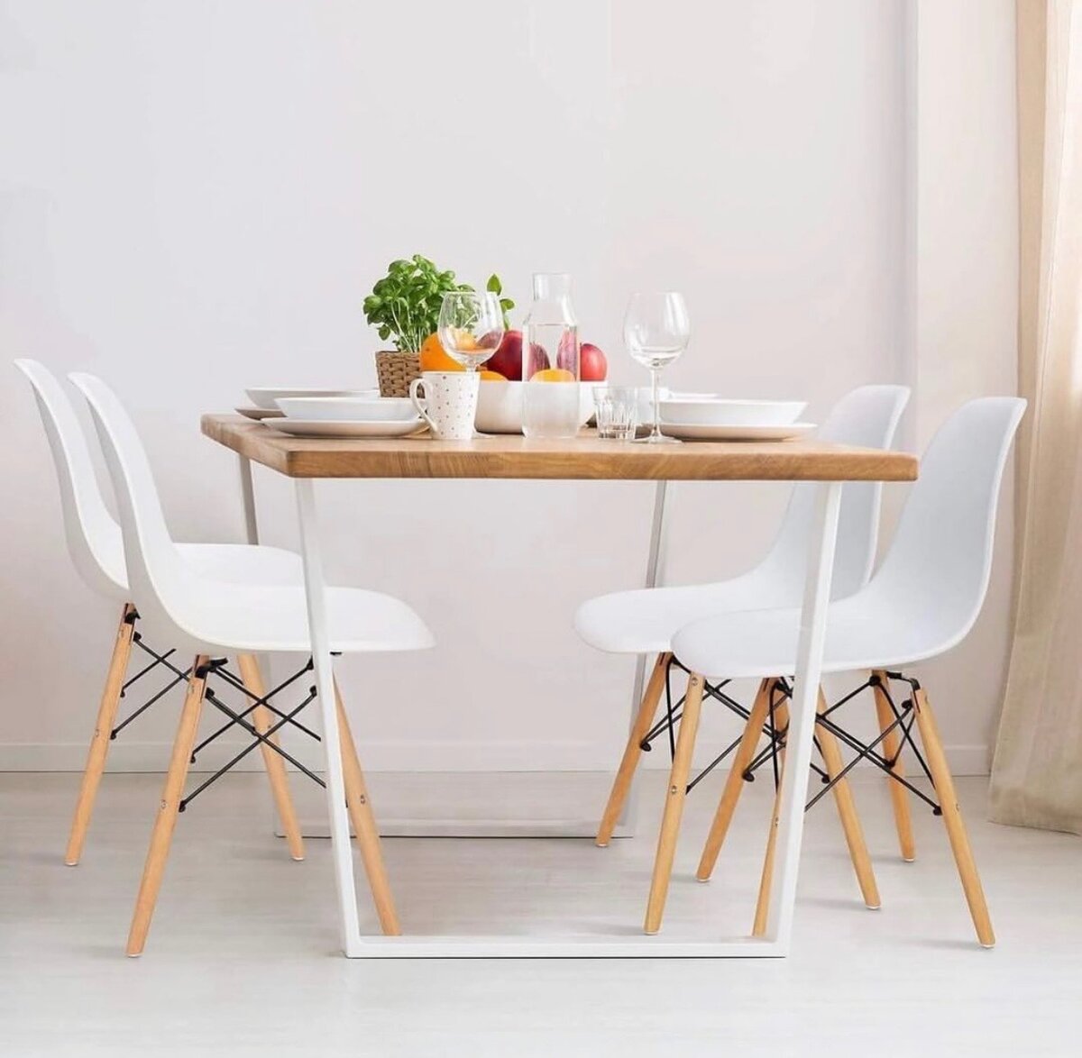 WHITE NORDIC CHAIR