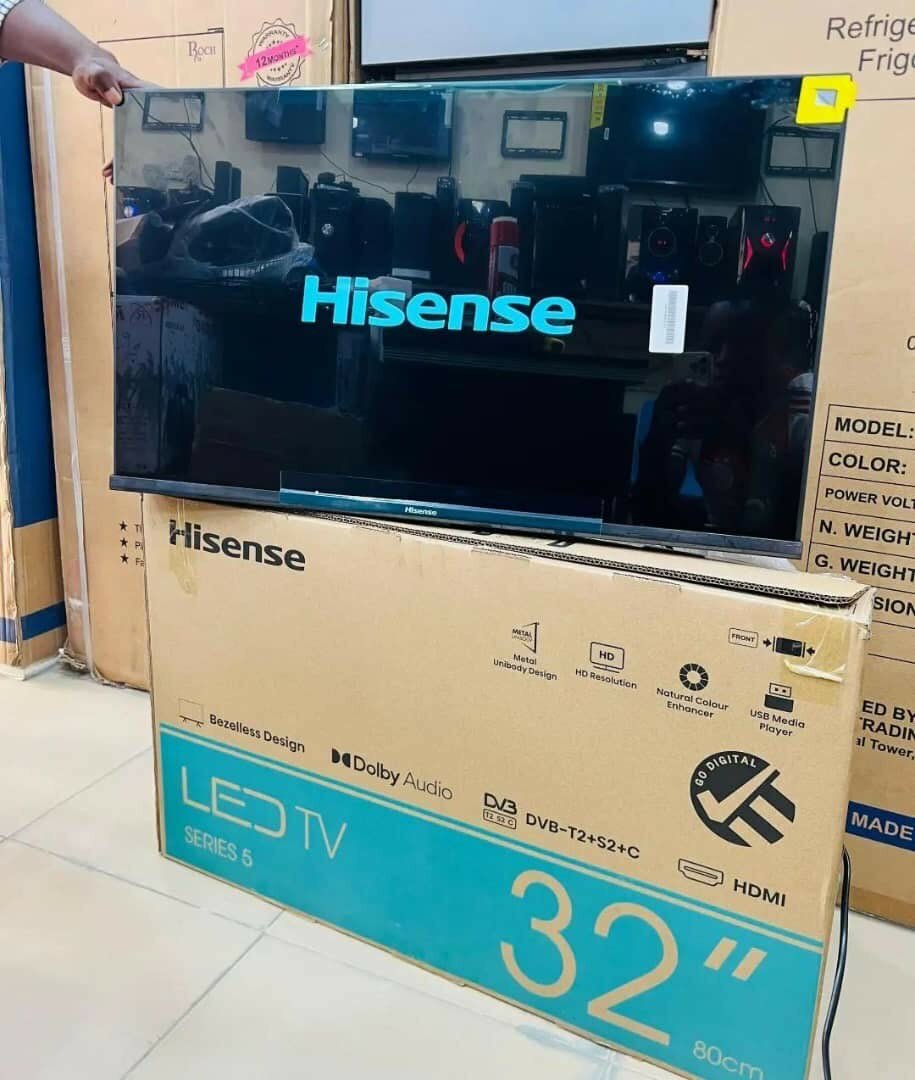 TV hisense 32 pouce led TV neuf avec décodeur intégré prix :