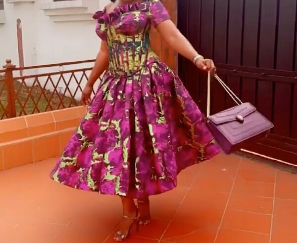 Beautiful African print dress