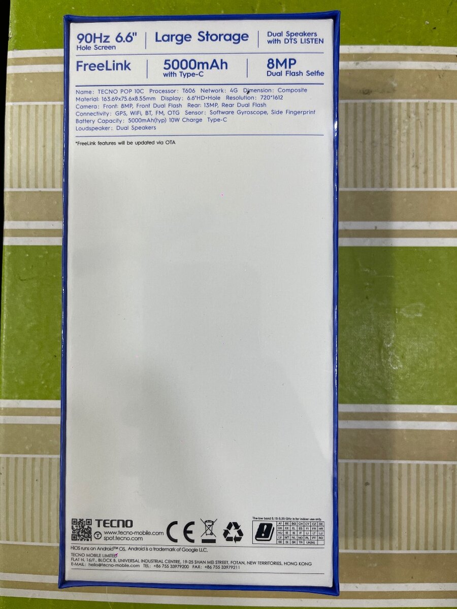 Tecno pop 10c
