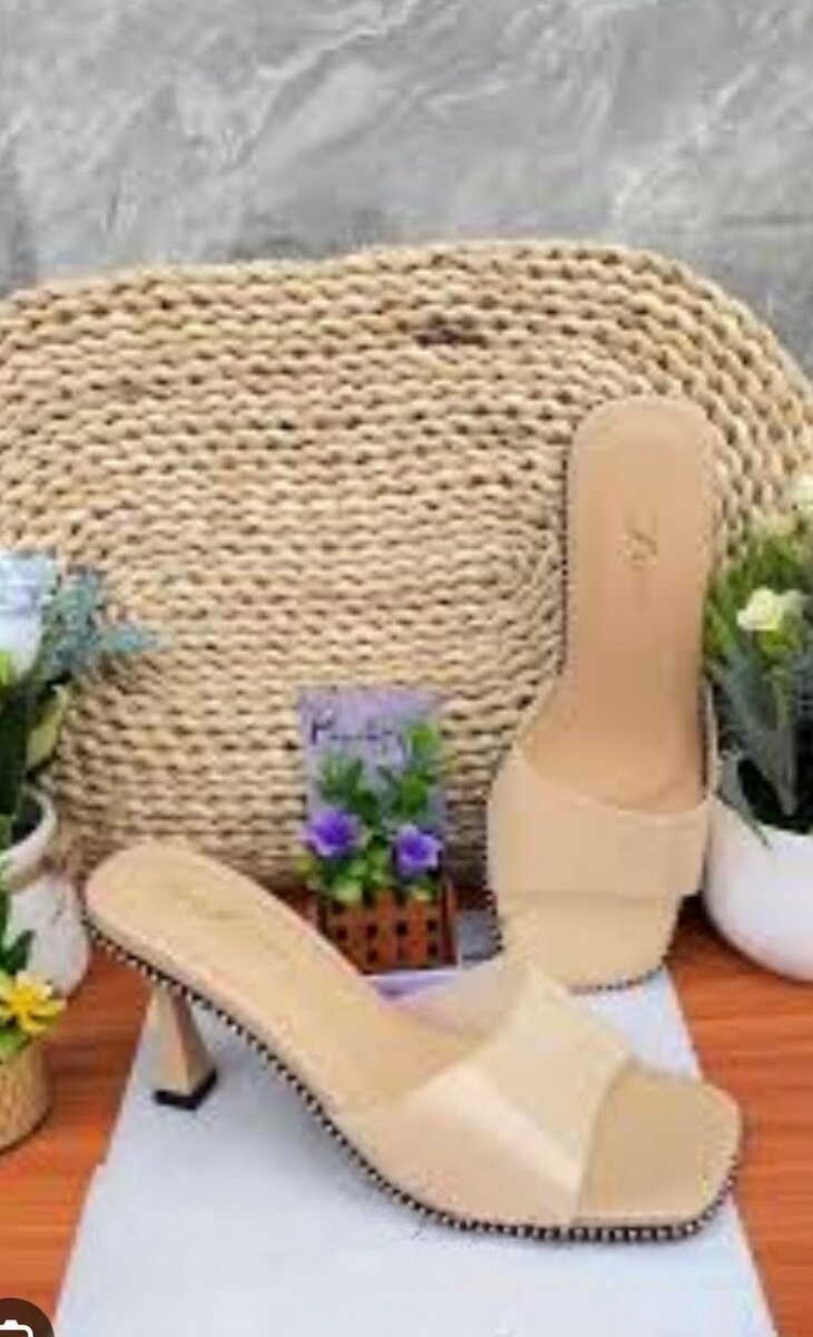 Mules à talons transparent