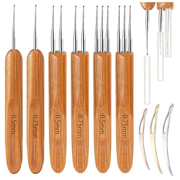 Crochets Handle Latch Hook Set