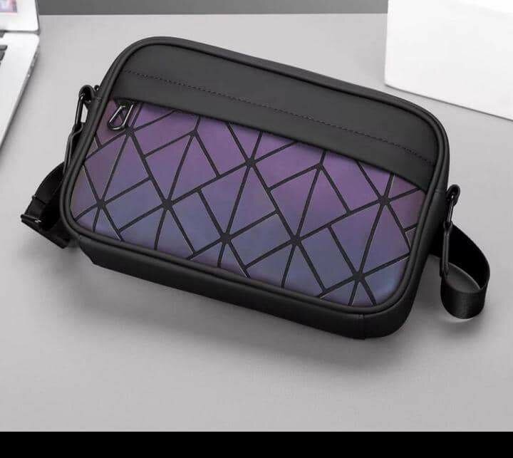 Sac bandoulière géométrique