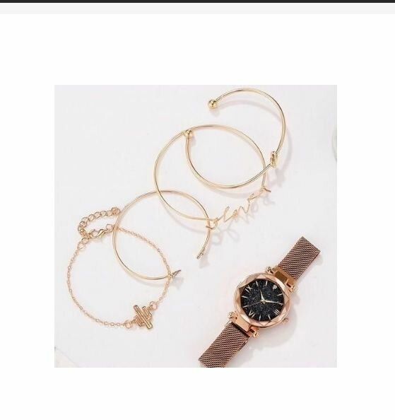 Montre Quartz Femme Or Rose