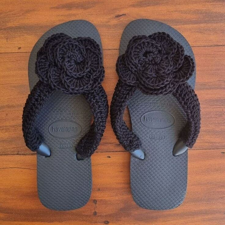 Tongs Havaianas Fleurs Crochet
