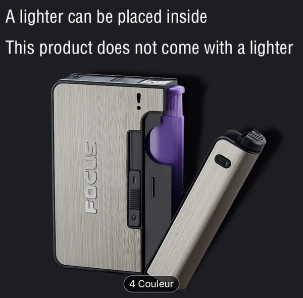 Porte cigarette et briquet