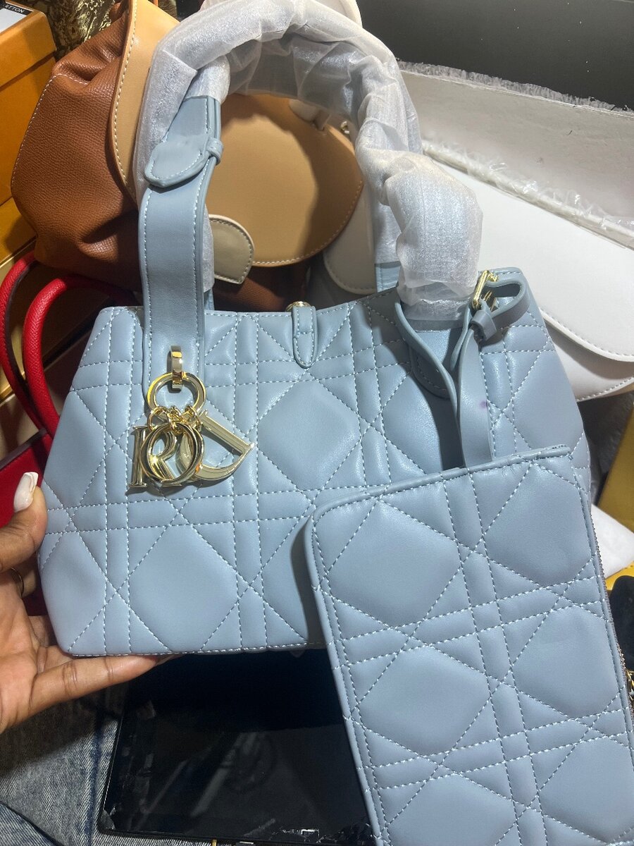 Sac à main en cuir matelassé