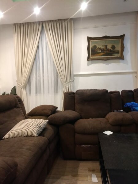 Brocade curtains