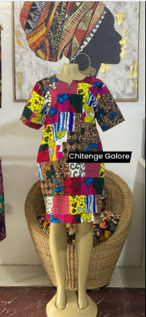 multi-colored dress
