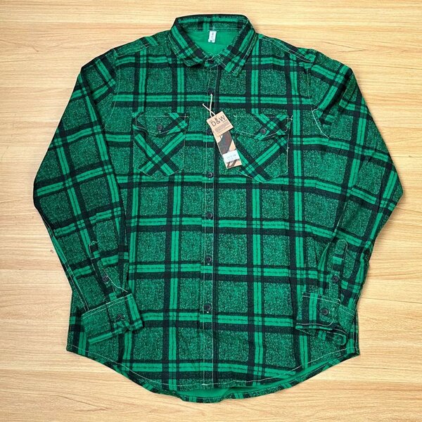 Off White plaid check-pattern flannel overshirt