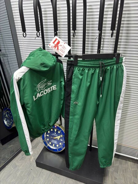 Survêtement Vert Lacoste Homme