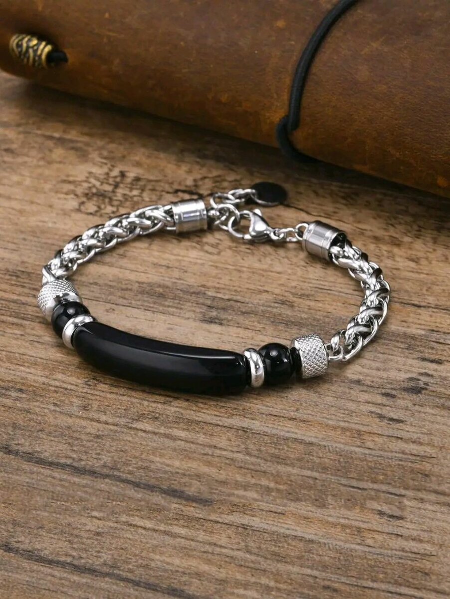 Collier avec pendentif bleu élégant