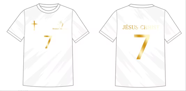 T-shirt blanc "Jésus Christ 7"