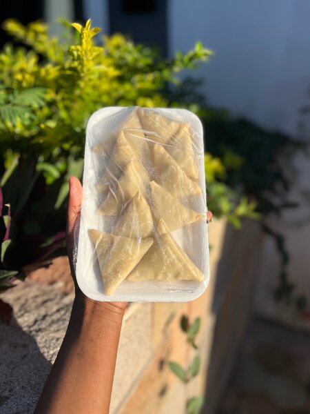 Frozen samosas