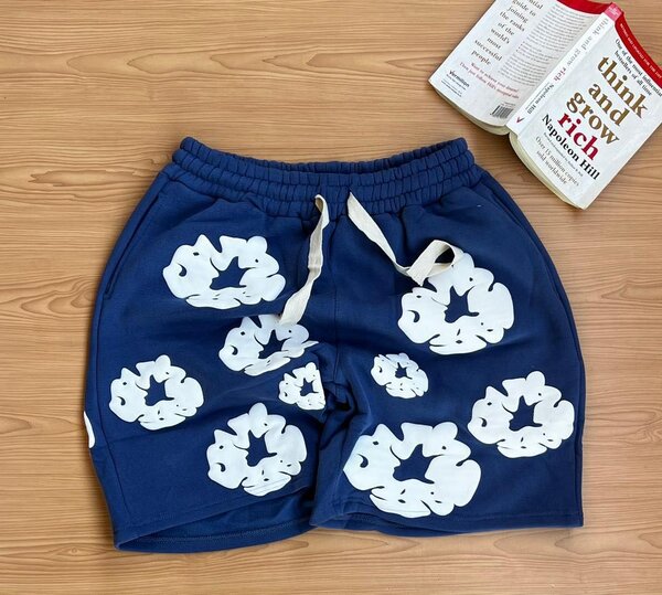 Denim tear shorts