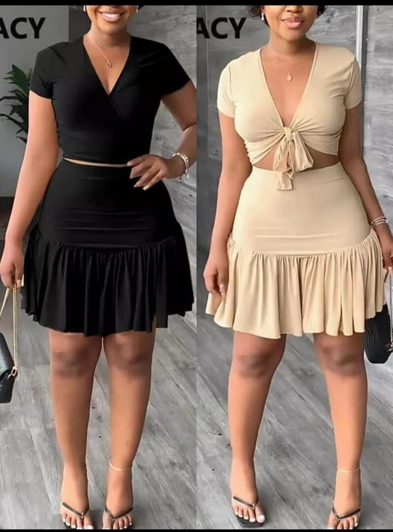 Robe deux pièces élégante