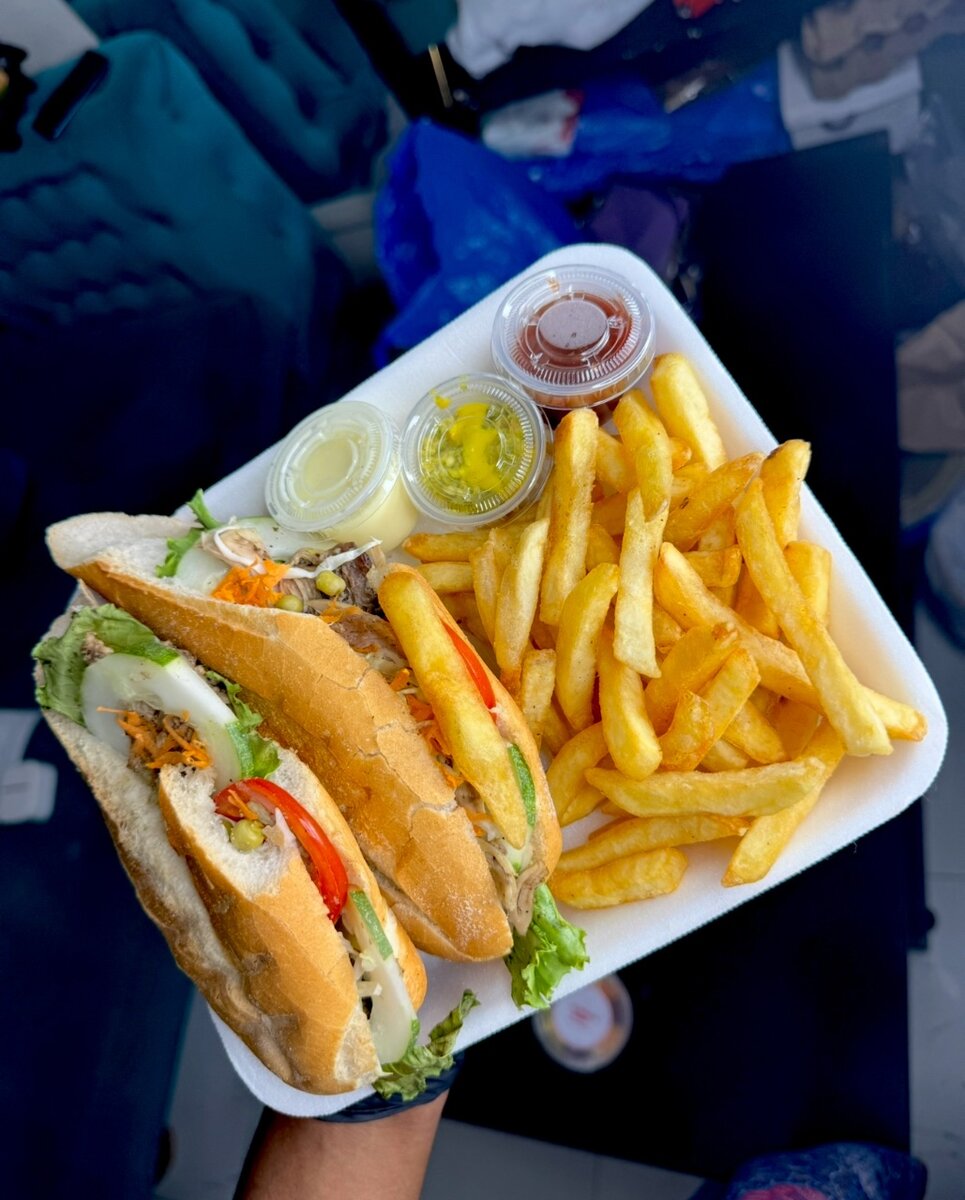2 Sandwichs Mixte  avec frites
