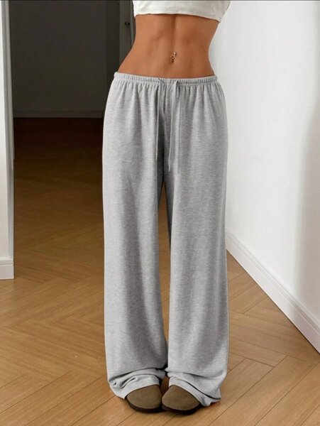 Soft Knit Loose Fit Trousers