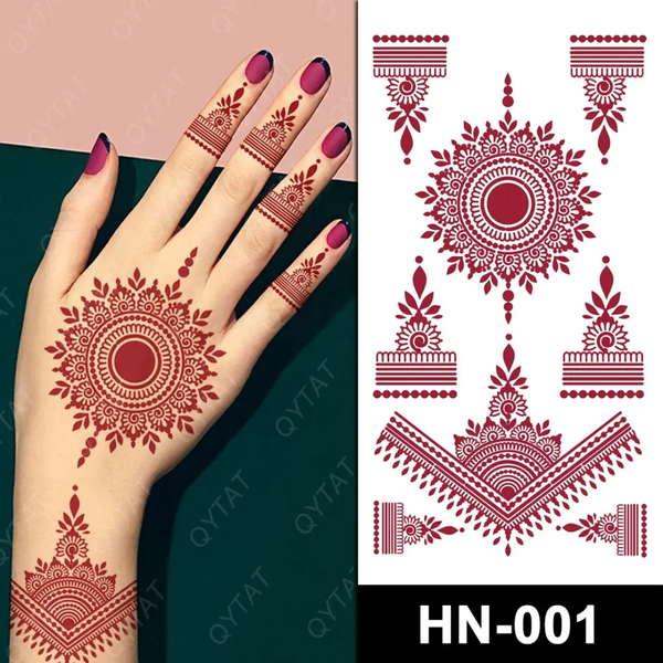 Henné autocollant