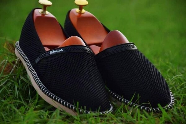 Mocassins respirants noirs