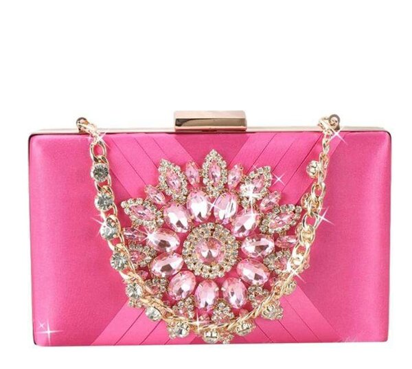 Clutch soirée luxe strass