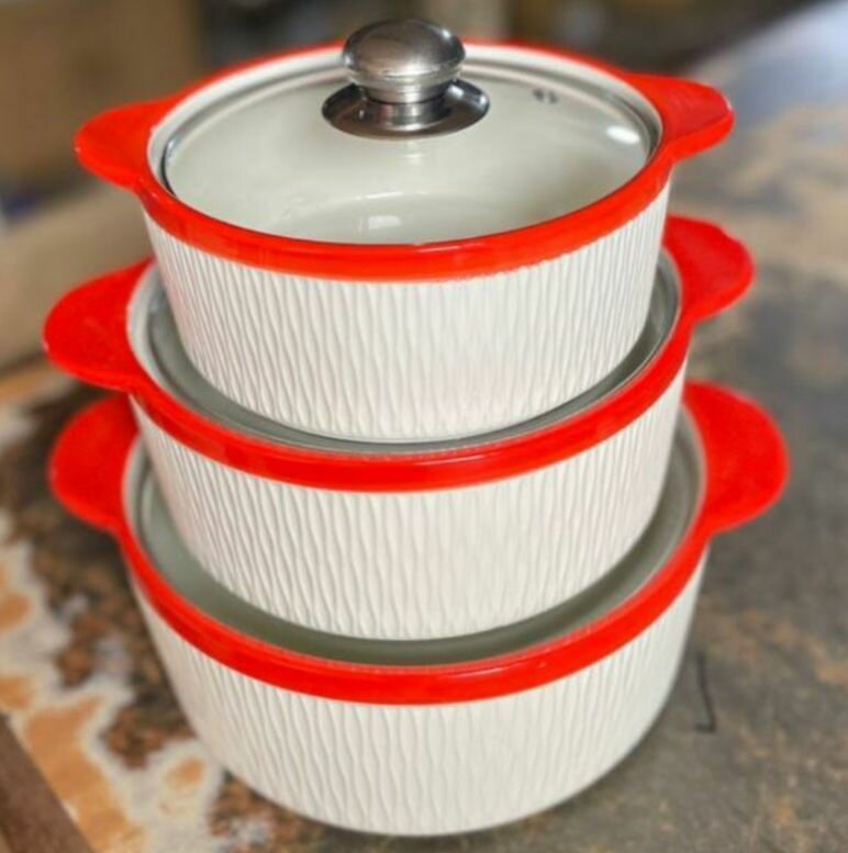 3 set ceramic bowl