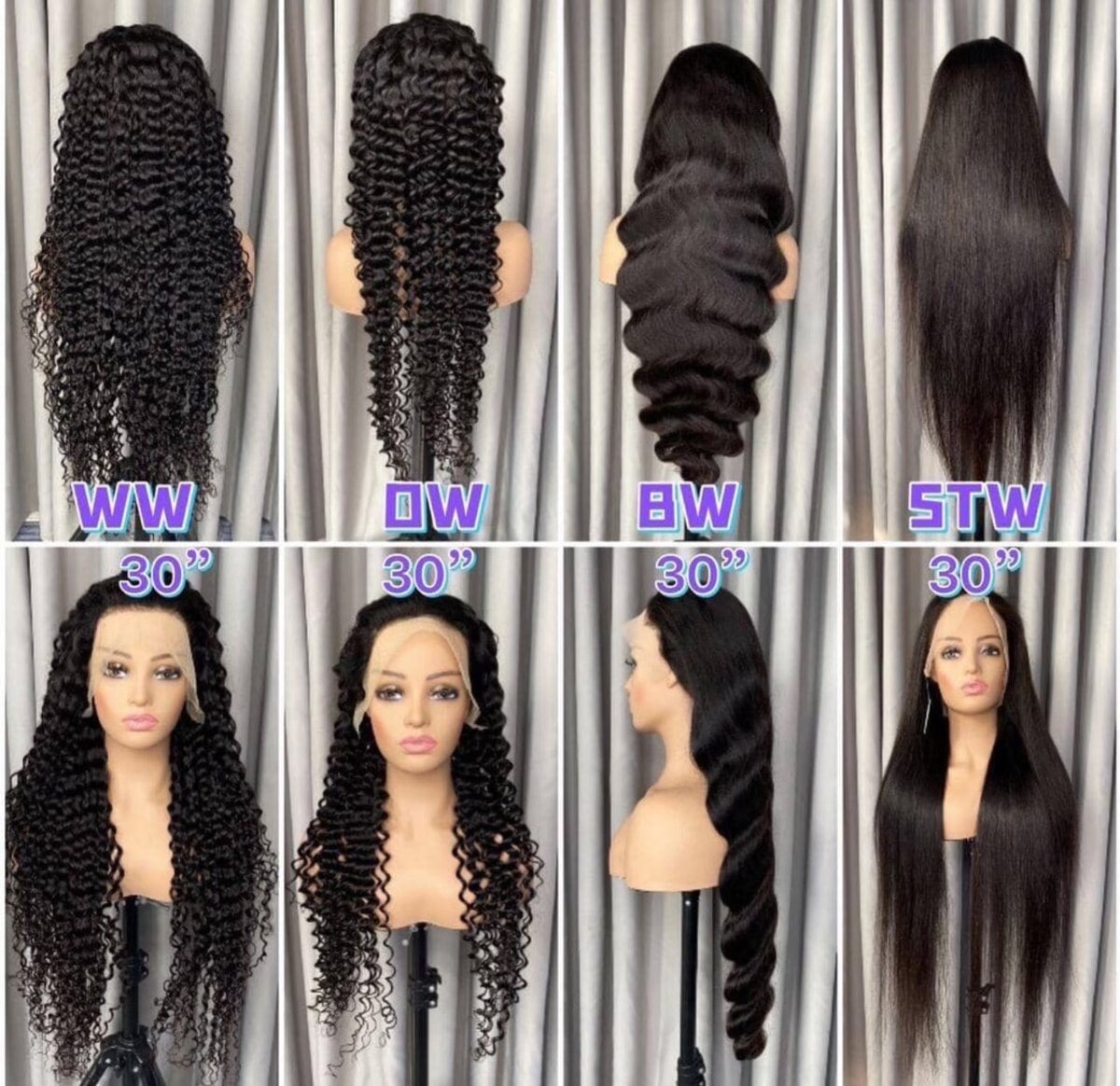 Full lace frontal wigs
