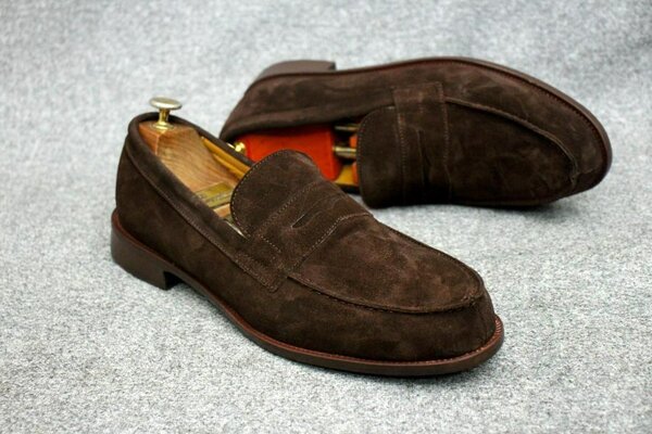 Mocassins en daim