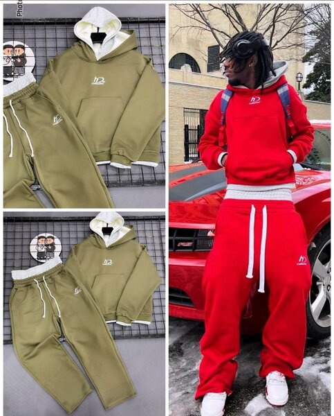 Sweat à capuche et pantalon élégant