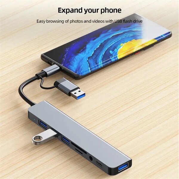 Port USB 8 en 1