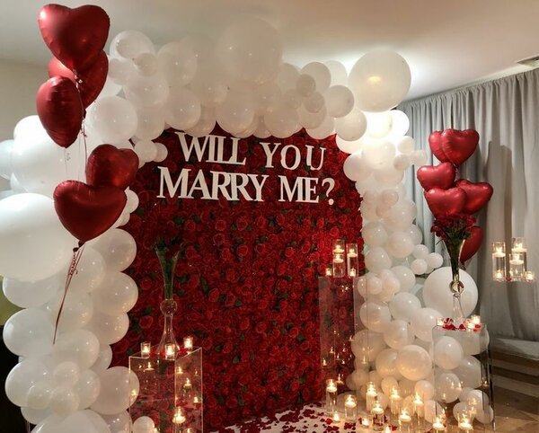 Birthday and Engagement room deco