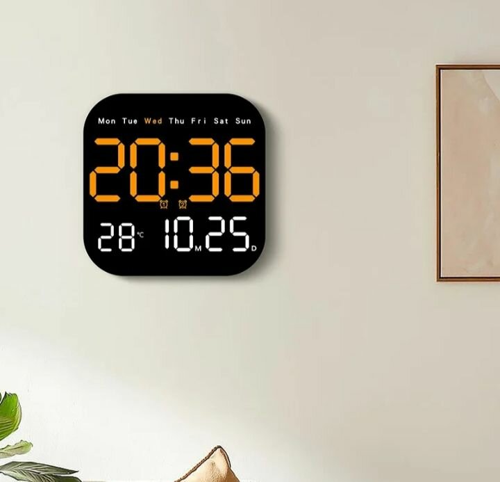 Horloge Murale LED Multifonction