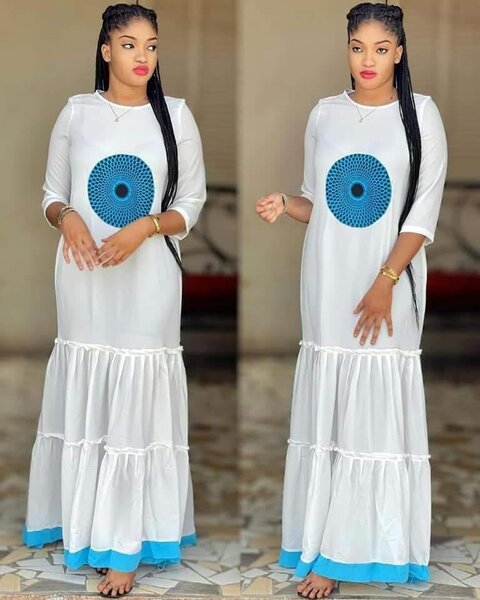 Robe Maxie Élégante Blanche
