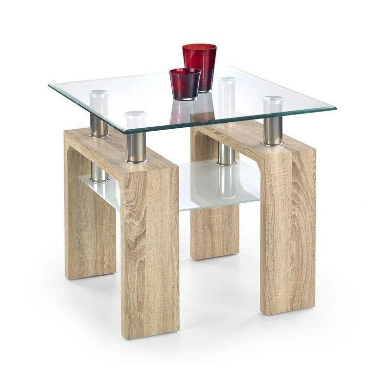 TABLE CENTRALE VITRÉE 50CM*50 CM