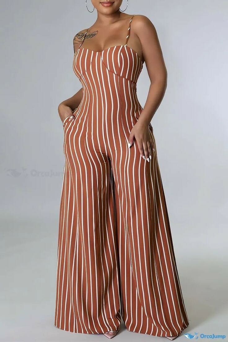 Combinaison rayé disponible en jaune