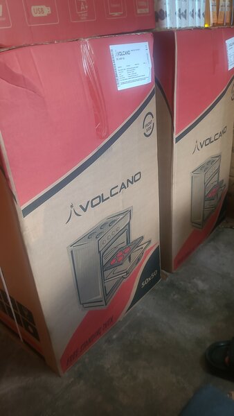 Volcano gas burner