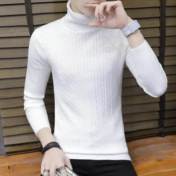PULL COL ROULÉ homme