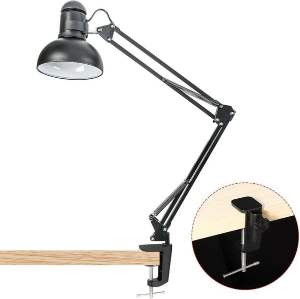 Study lamp with clamp