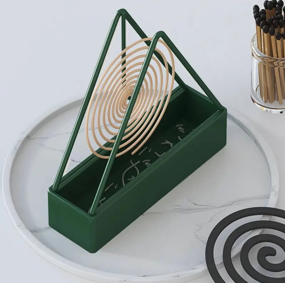 1pc Support de Spirale Anti-Moustique en Fer