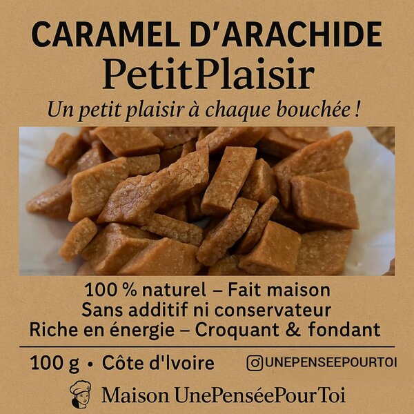 Caramel d'arachide