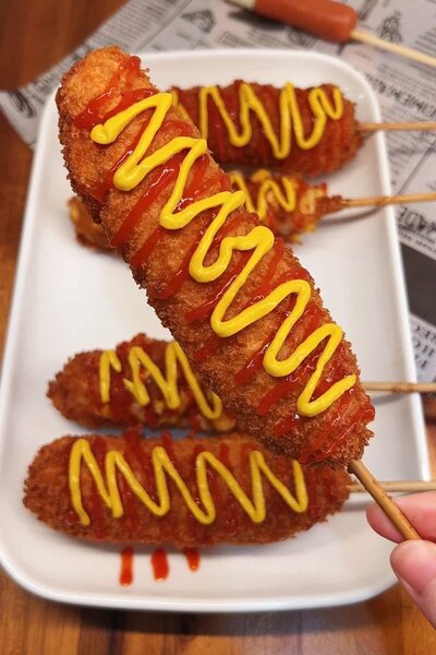 Corn Dogs Croustillants