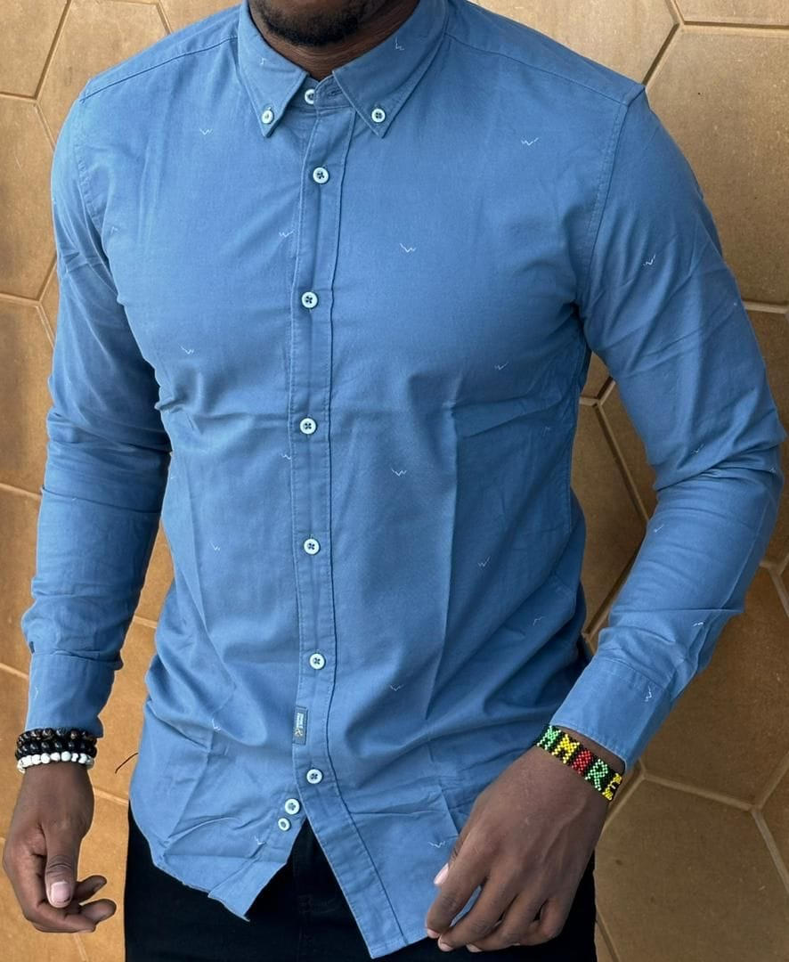 Chemise bleu