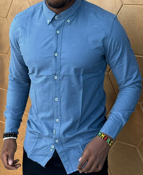 Chemise bleu
