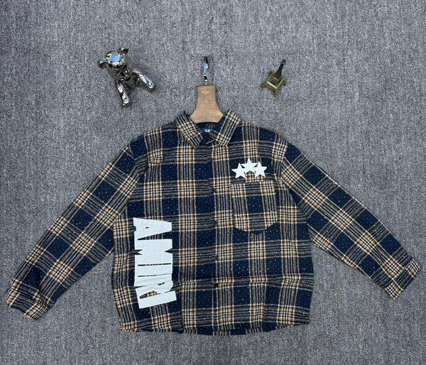Chemise à carreaux AMIRI