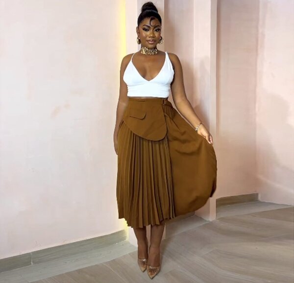 Pleated skirt