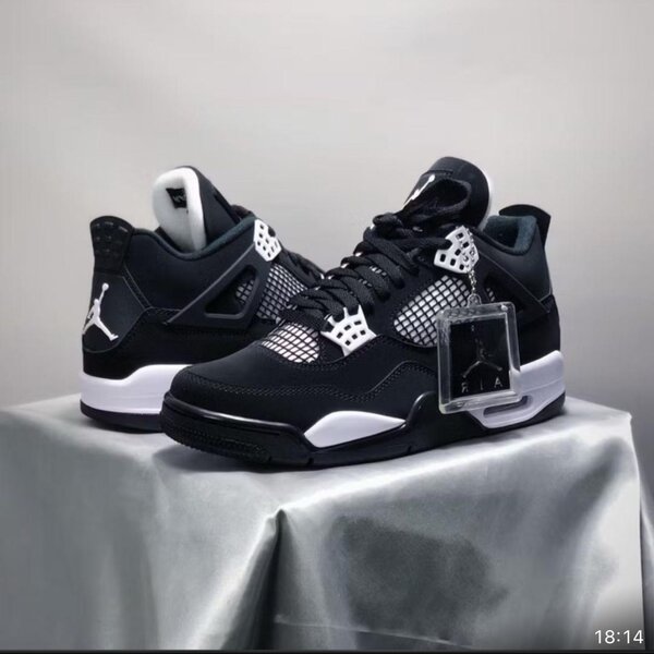 Jordan 4 black and white