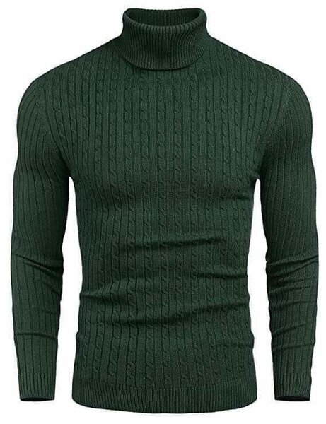 Pull col roulé
