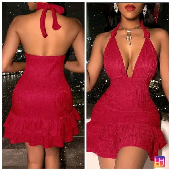 Robe Rouge Évasée Glamour