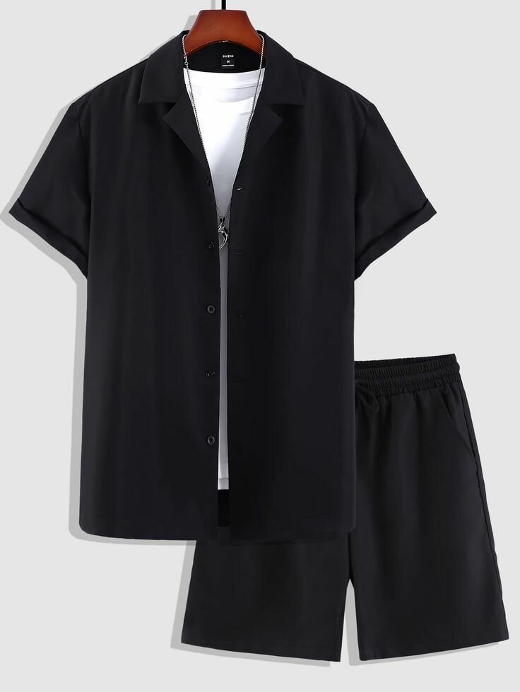 Ensemble chemise et short homme